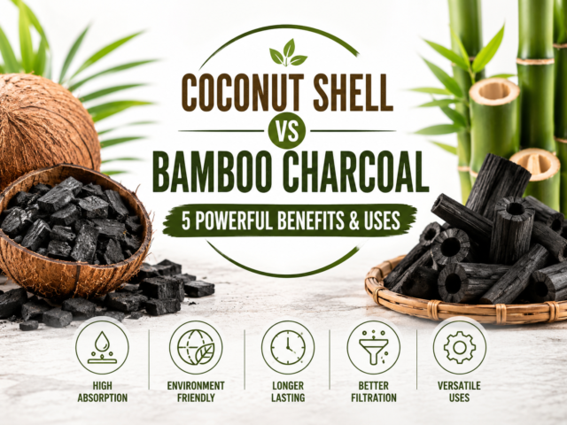 Coconut Shell vs Bamboo Charcoal: 5 Powerful Benefits & Uses
